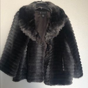 Faux Fur Jacket, INC International Concepts
